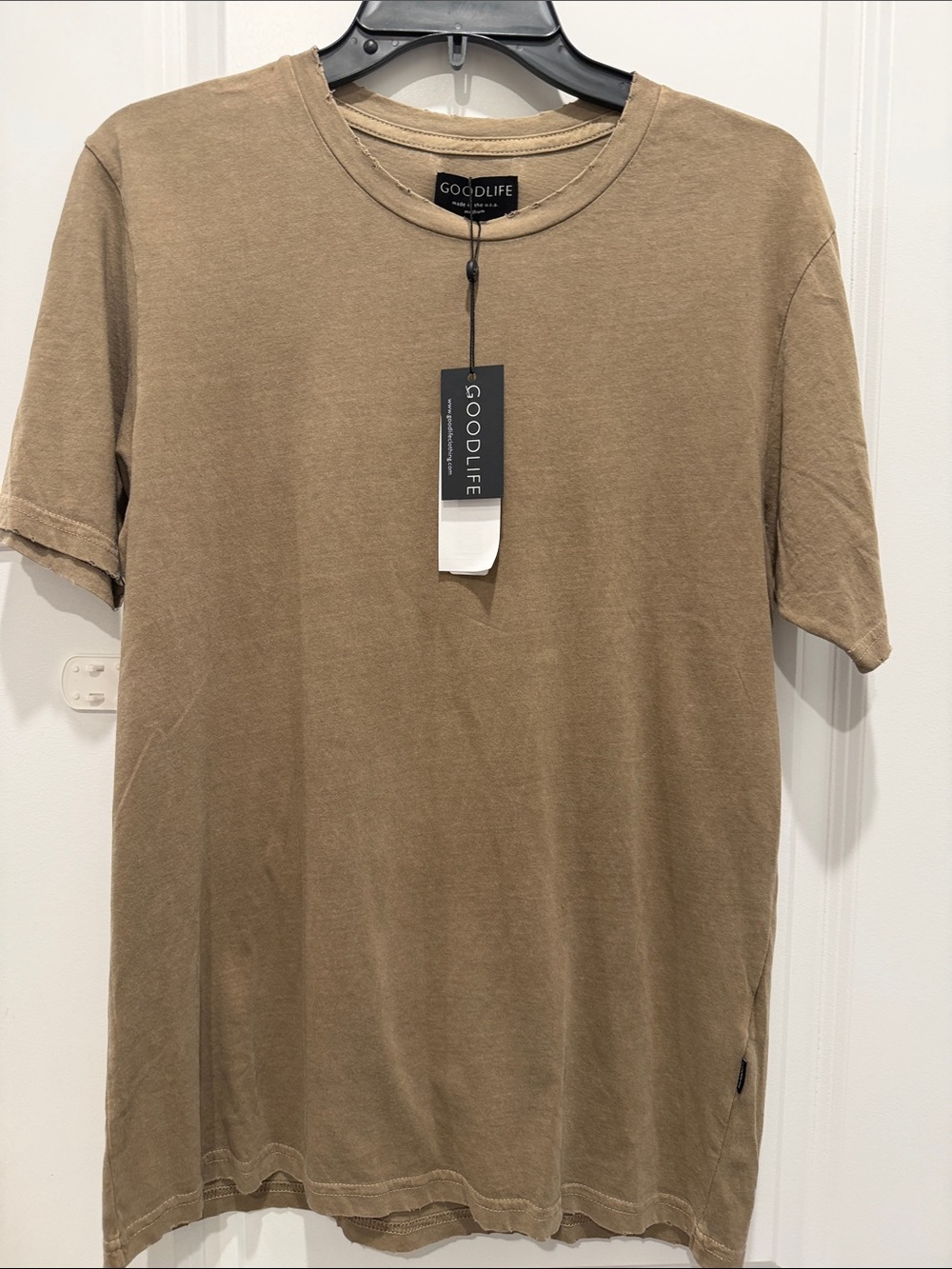 Goodlife Men's Short Sleeve Crewneck T-Shirt - Taupe Brown